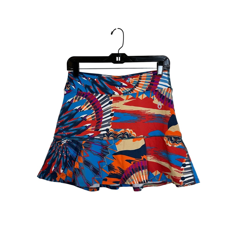 Dona Jo JoJo Skirt‎ Skort Size 2 Medium Multicolor Pickleball Tennis Golf Sporty